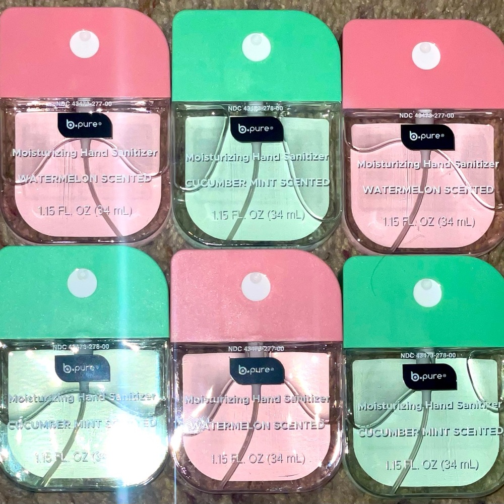 TIK TOK Viral 6 B Pure Moisturizing Hand Sanitizer 3 Watermelon and 3 Cucumber